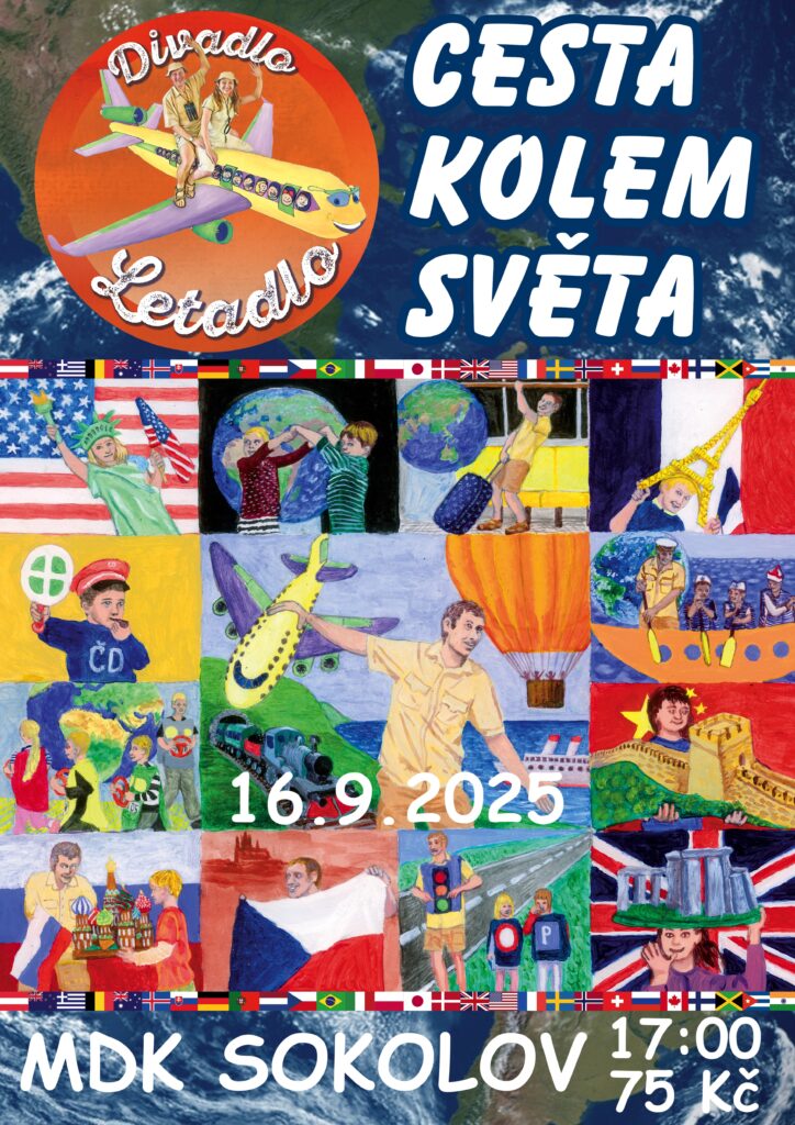 Cesta kolem světa, MDK Sokolov, 16.9.2025 od 17:00, 75Kč