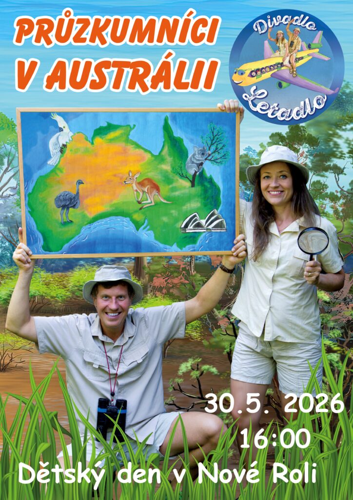 Průzkumníci v Austrálii, Dětský den v Nové Roli, 30.5.2026, Nová Role