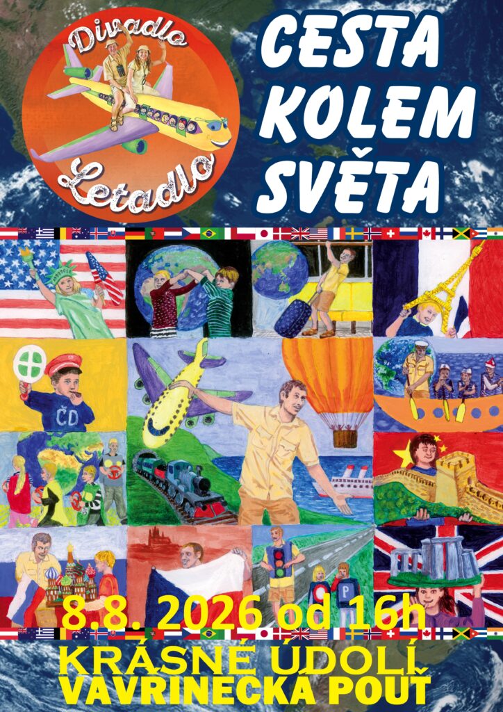 Cesta kolem světa, Vavřinecká pouť, Krásné Údolí, 8.8.2026 od 16h, Krásné Údolí