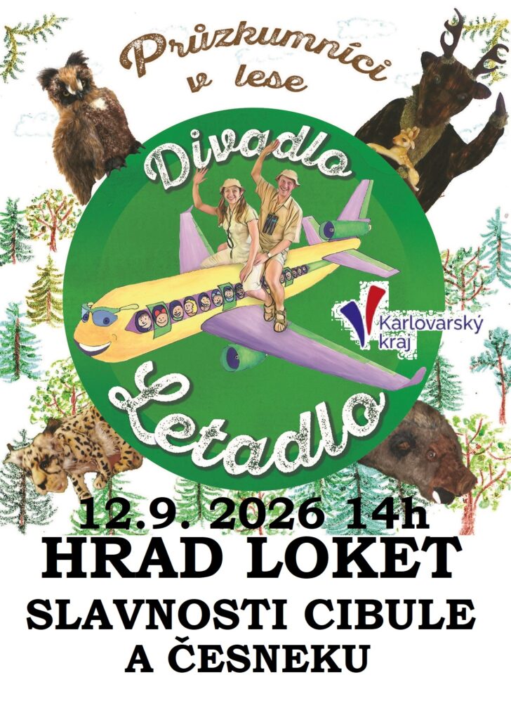 Průzkumníci v lese, Slavnosti cibule a česneku, Hrad Loket, 12.9.2026 od 14h, Loket
